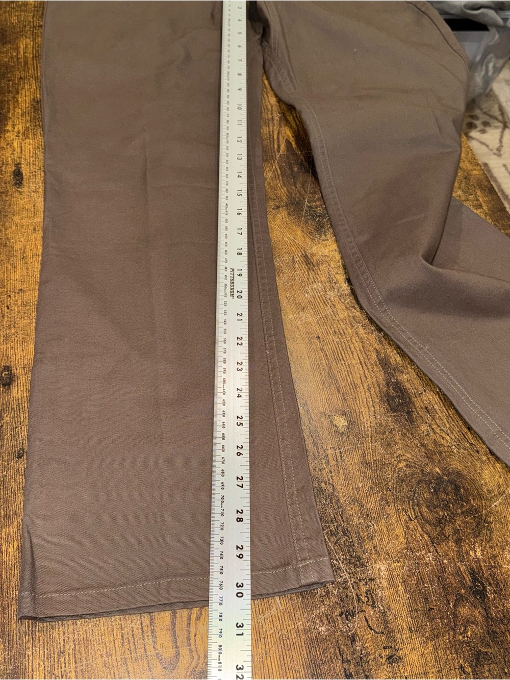 Stio Mens Rivet Pant Brown Organic Cotton Stretch Casual Chino Pants 35S - Picture 5 of 5